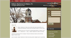 Desktop Screenshot of bswattorneys.com